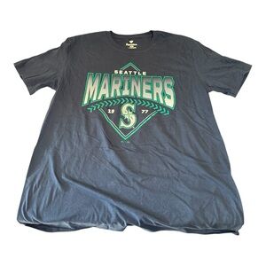 Fanatics Seattle Mariners T-Shirt Size Large Black MLB Tee